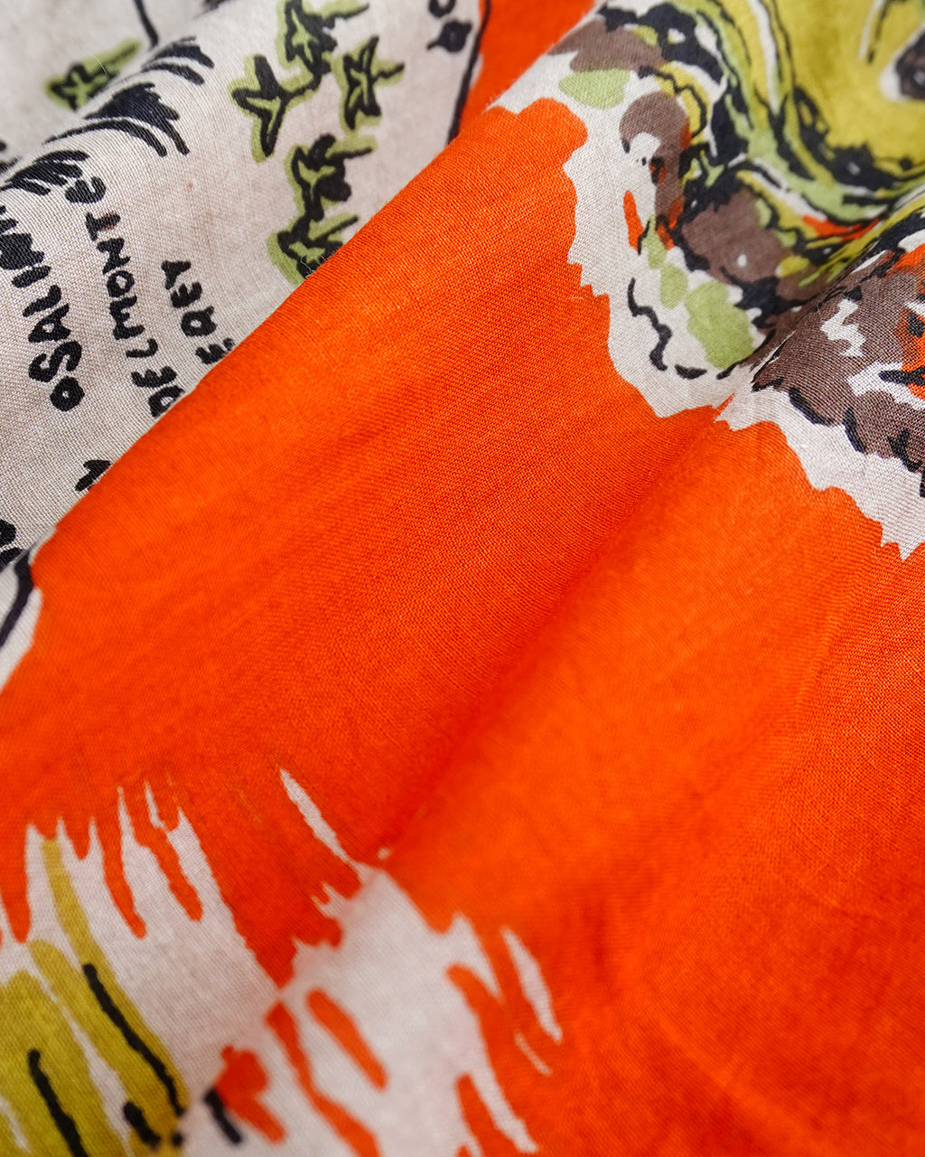 BINDU ビンドゥー  マッププリント コットンボイル イージーパンツ｜Crouka(クローカ)