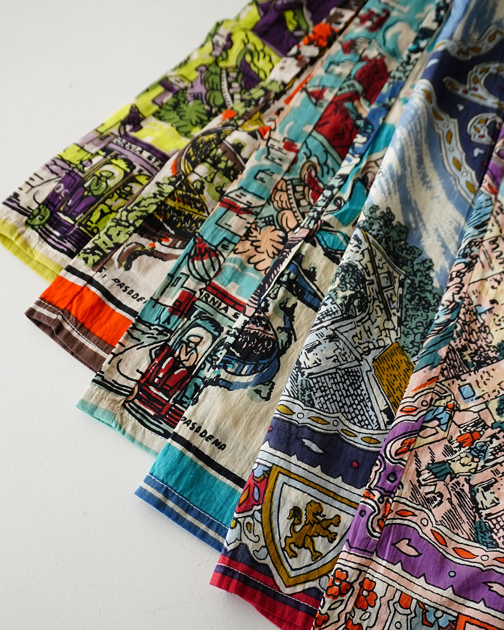 BINDU ビンドゥー  マッププリント コットンボイル イージーパンツ｜Crouka(クローカ)