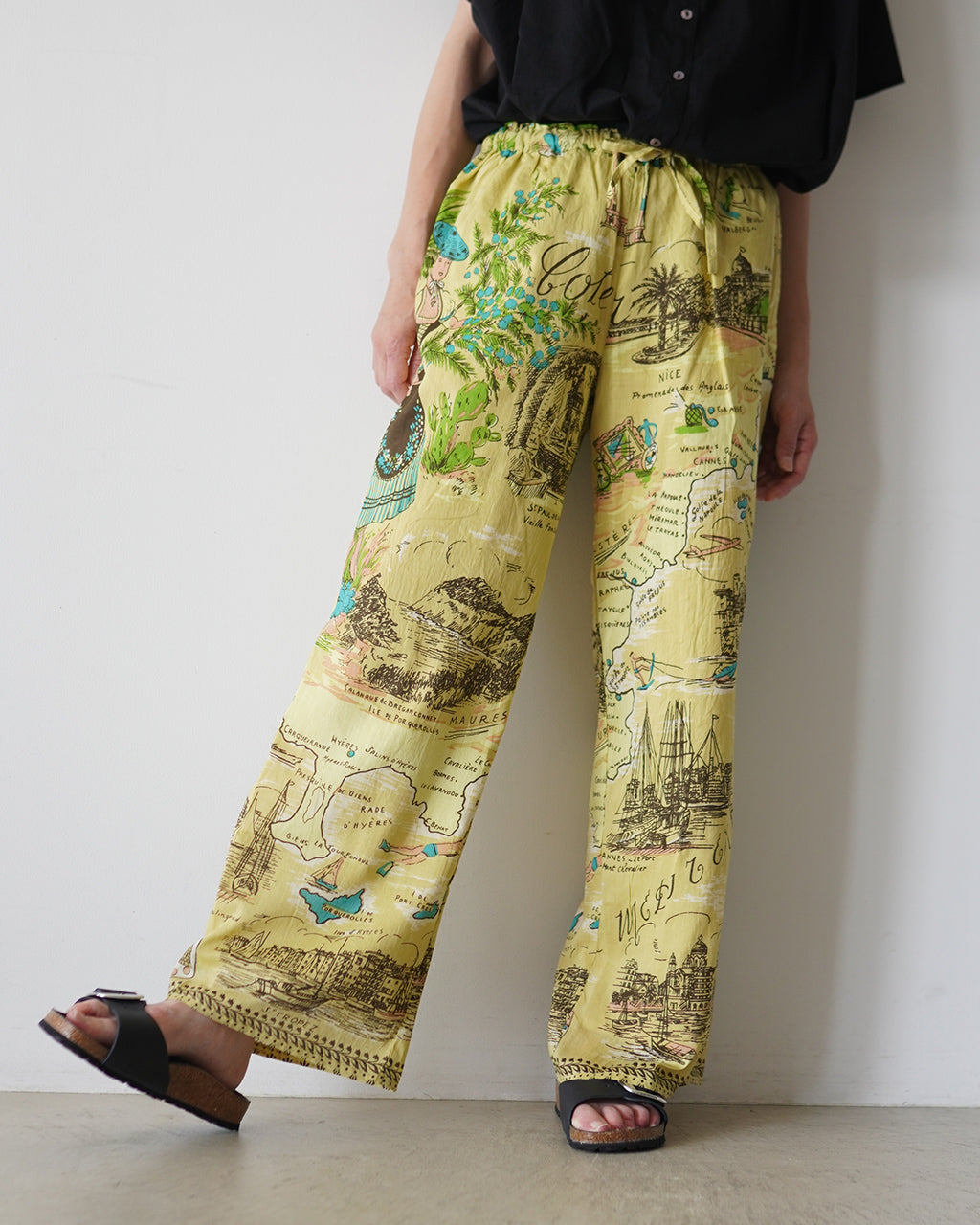 | point×10 | Map Print Easy Pants BM-80320S26