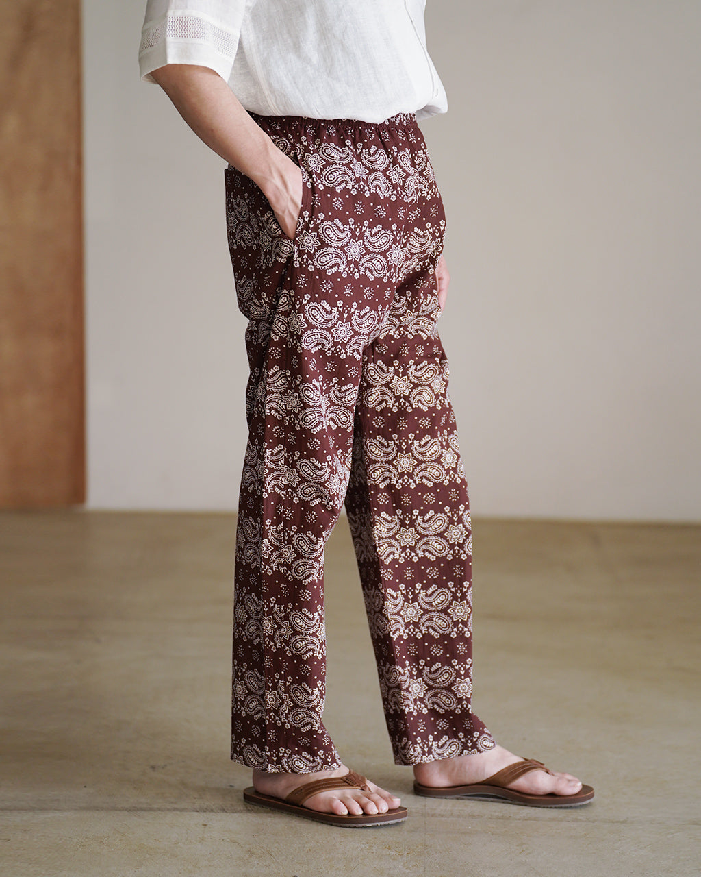 Cotton 40's Cambric / Easy Pants BM-4004