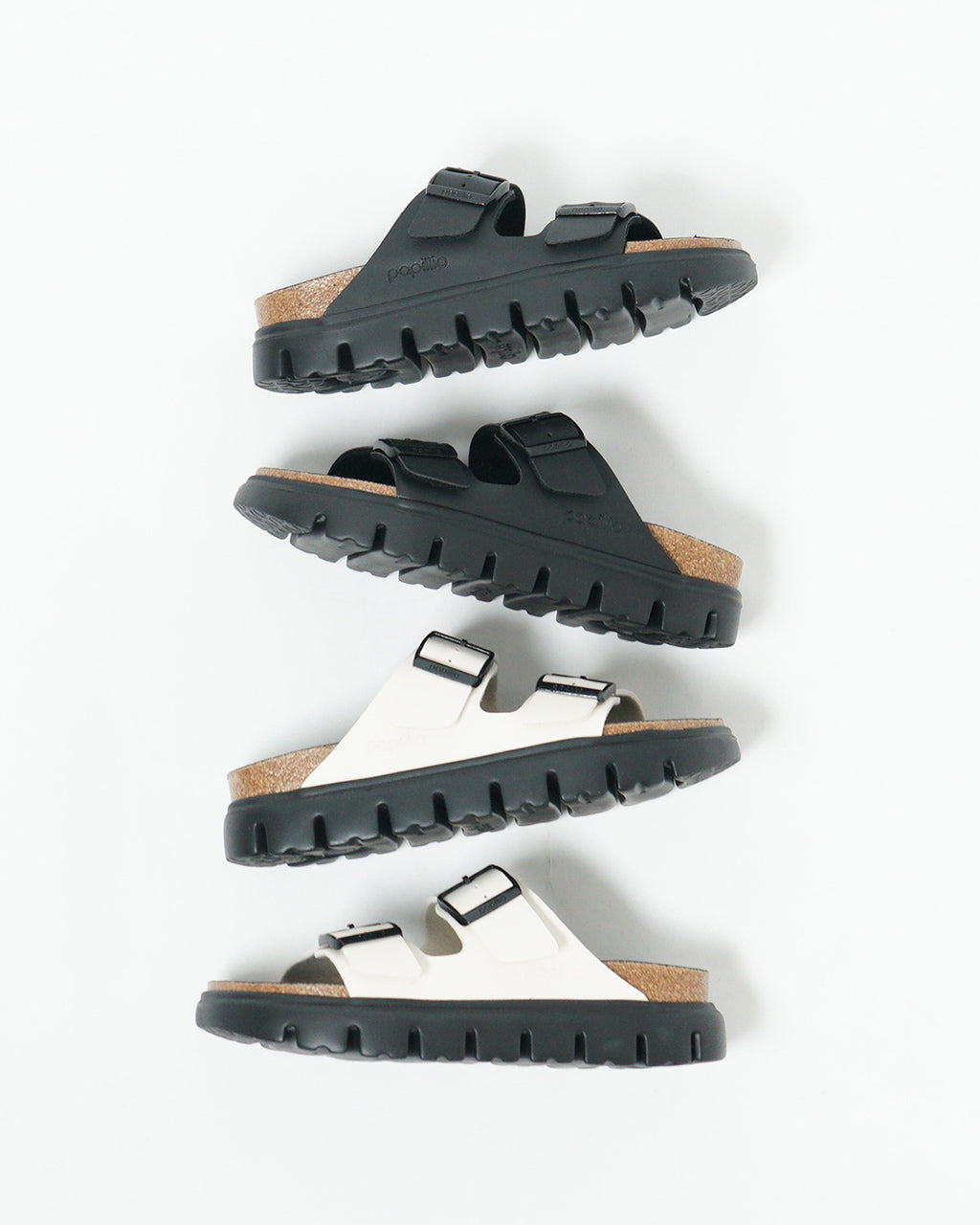 papillio by BIRKENSTOCK パピリオ バイ ビルケンシュトック アリゾナ パピリオ ビルコフロー ヴィーガンレザー チャンキー 厚底 Arizona Pap Chunky 1029077 1029119【クーポン対象外】【送料無料】