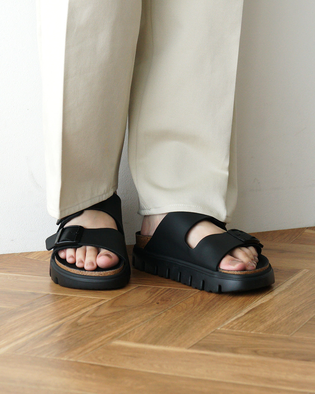 papillio by BIRKENSTOCK パピリオ バイ ビルケンシュトック アリゾナ パピリオ ビルコフロー ヴィーガンレザー チャンキー 厚底 Arizona Pap Chunky 1029077 1029119【クーポン対象外】【送料無料】