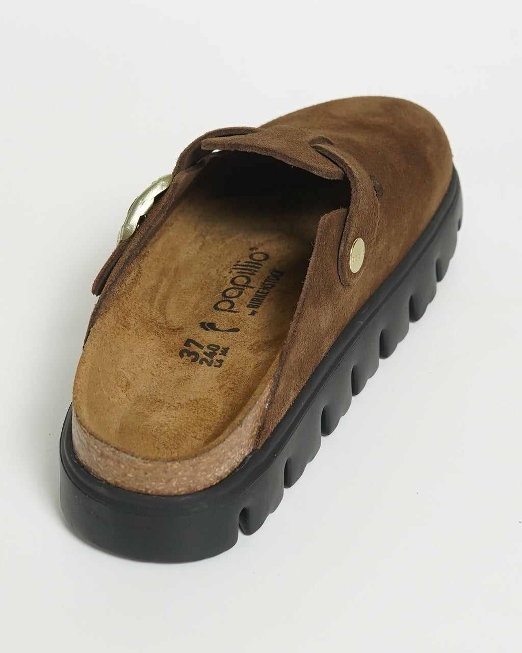 【SALE！20%OFF】papillio by BIRKENSTOCK パピリオ バイ ビルケンシュトック ボストン Boston Chunky LEVE スエードレザー クロッグ 1028317 1028402