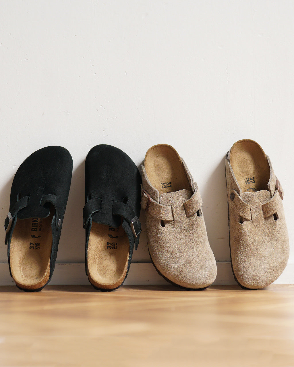 BIRKENSTOCK ビルケンシュトック ボストン ソフトフットベッド Boston SFB スエードレザー クロッグ 660463 660473【送料無料】