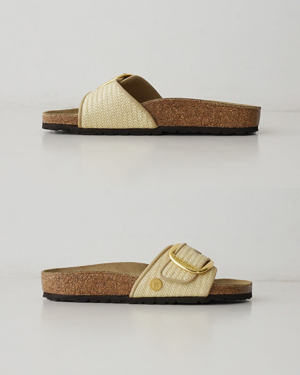 Madrid Big Buckle Raffia 1031419 1029035