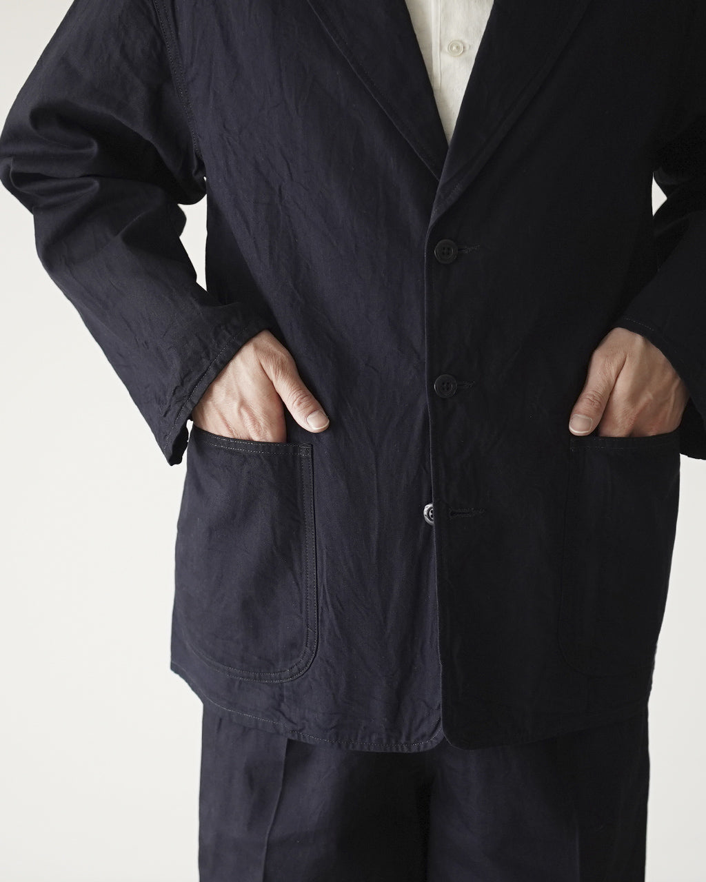 Light oz Denim Work 3B Jacket bROOTS26S5