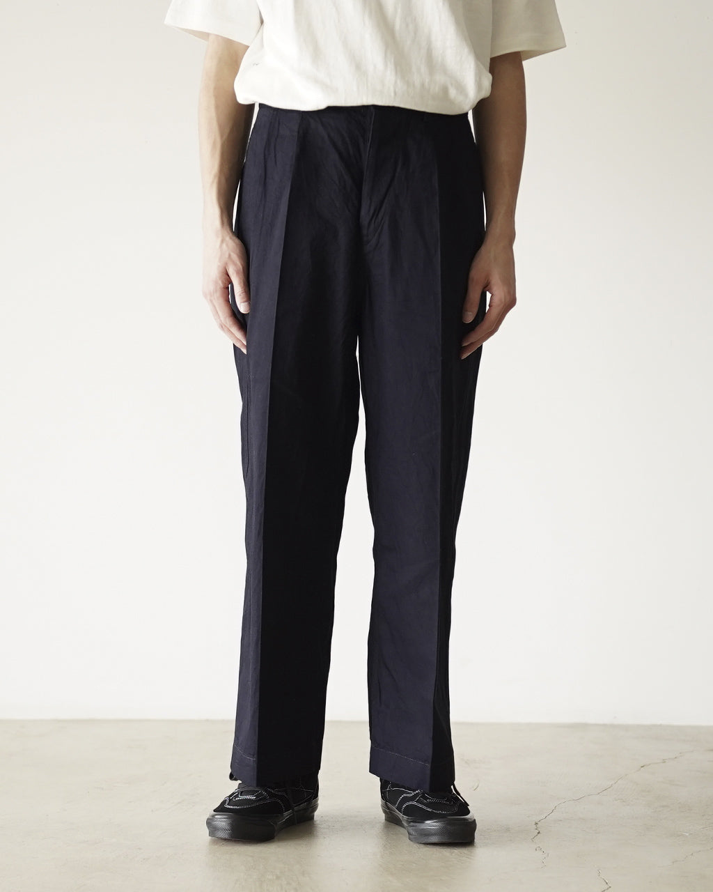 Light oz Denim Military Trousers bROOTS26S6