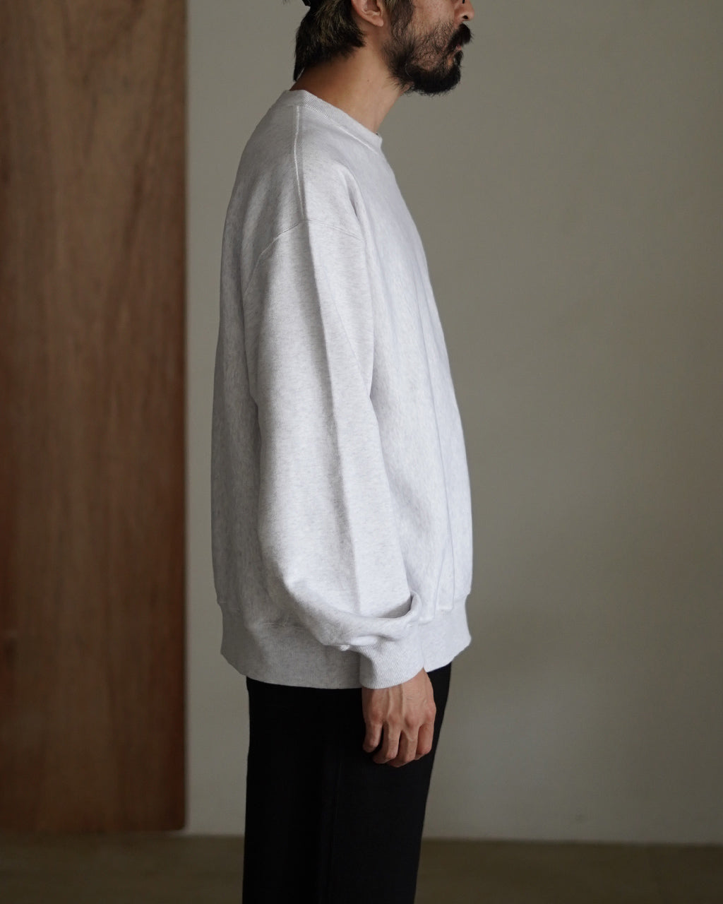 Soft&Hard Sweat Crew-Neck P/O Wide bROOTS24F26F25