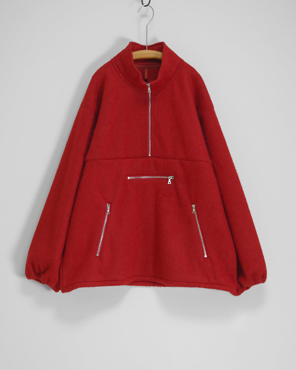 Pe/Alpaca Fleece Harf-zip P/O BHS26F032PeAp