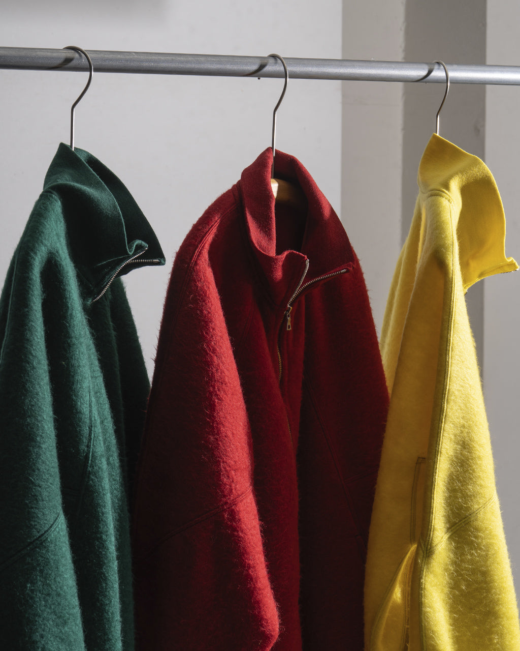 Pe/Alpaca Fleece Track Jacket BHS24F029F26PeAp