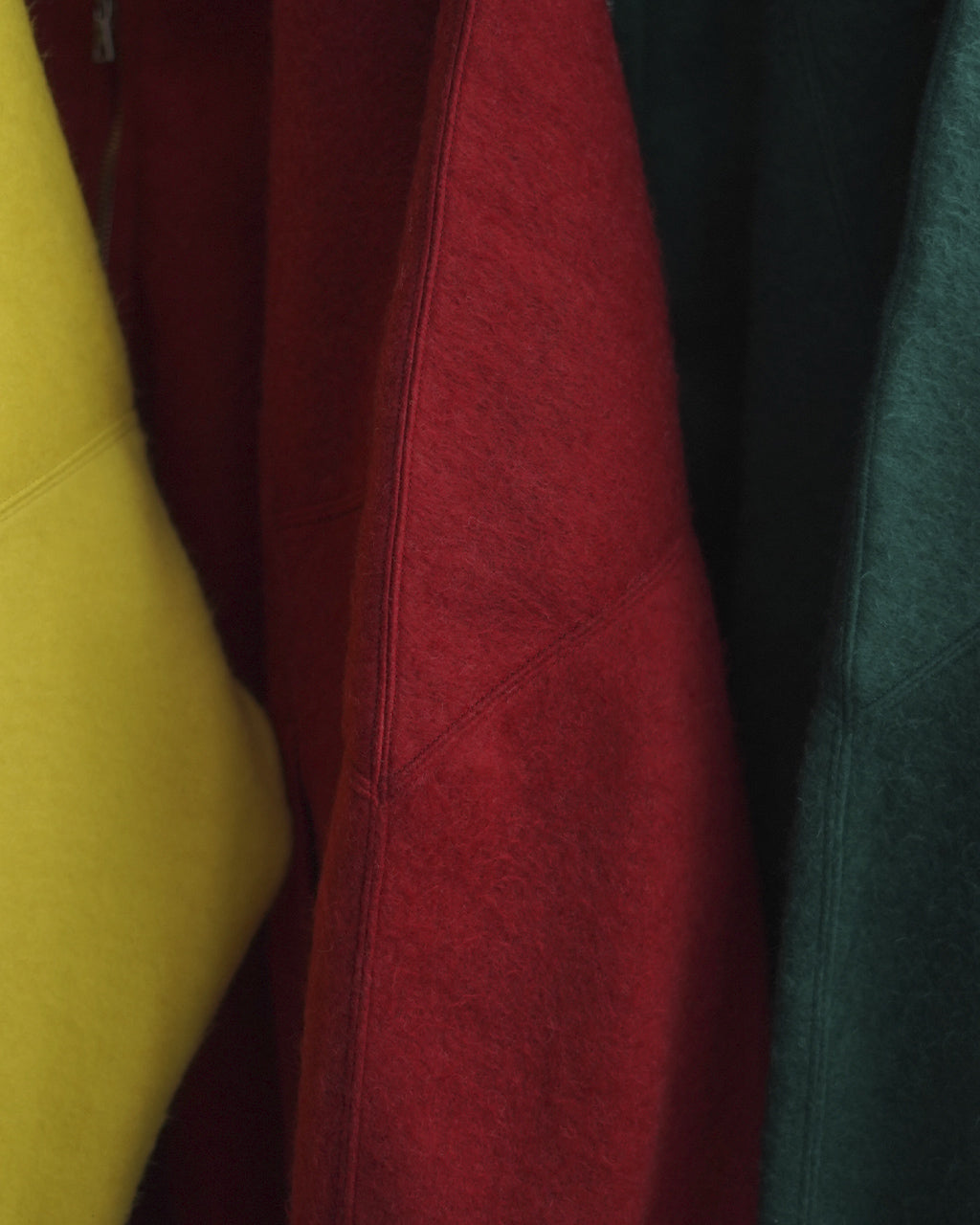 Pe/Alpaca Fleece Track Jacket BHS24F029F26PeAp