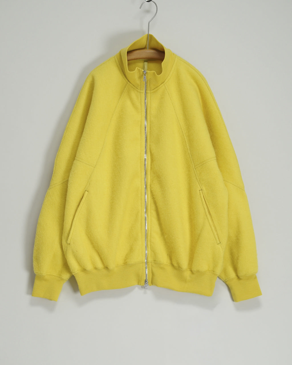 Pe/Alpaca Fleece Track Jacket BHS24F029F26PeAp