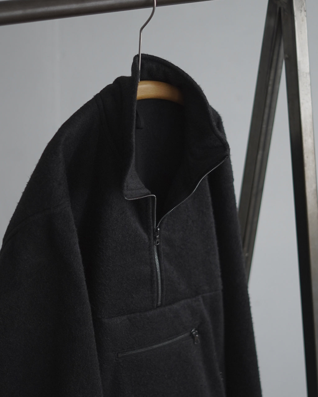 Pe/Silk Fleece Harf-zip P/O BHS26F032