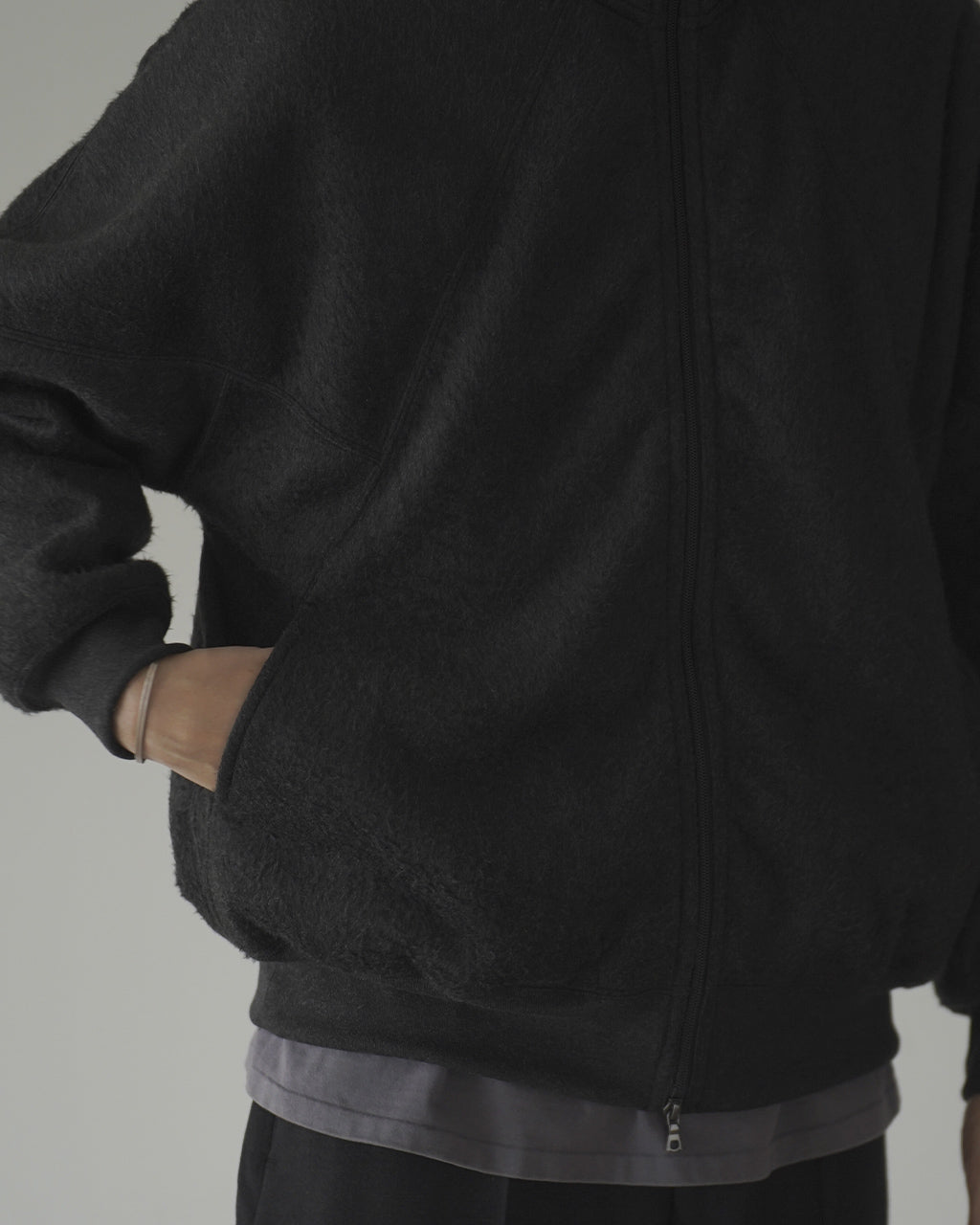 Pe/Silk Fleece Track Jacket BHS24F029F26