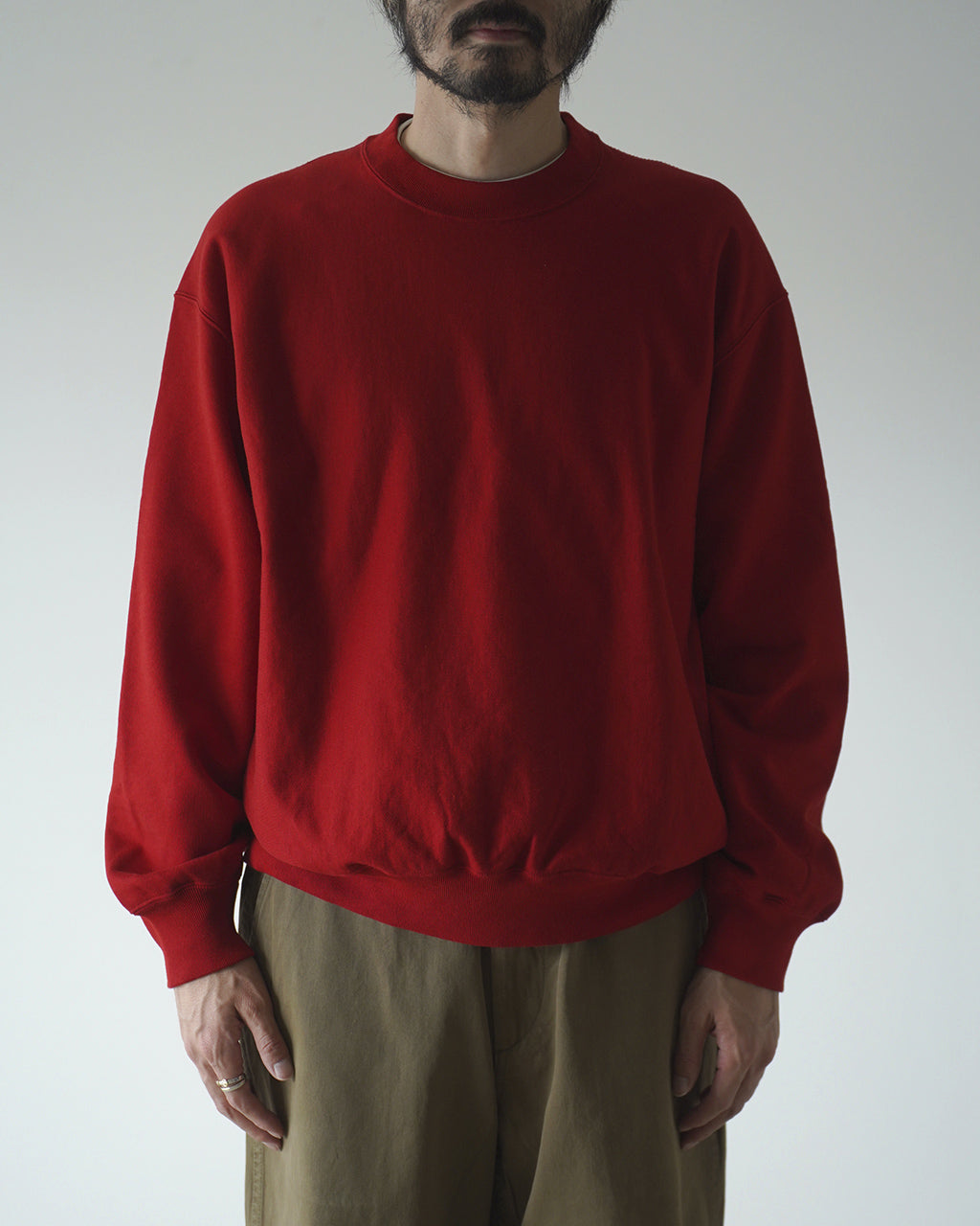 Soft&Hard Sweat Crew-neck P/O Wide bROOTS24F26F26