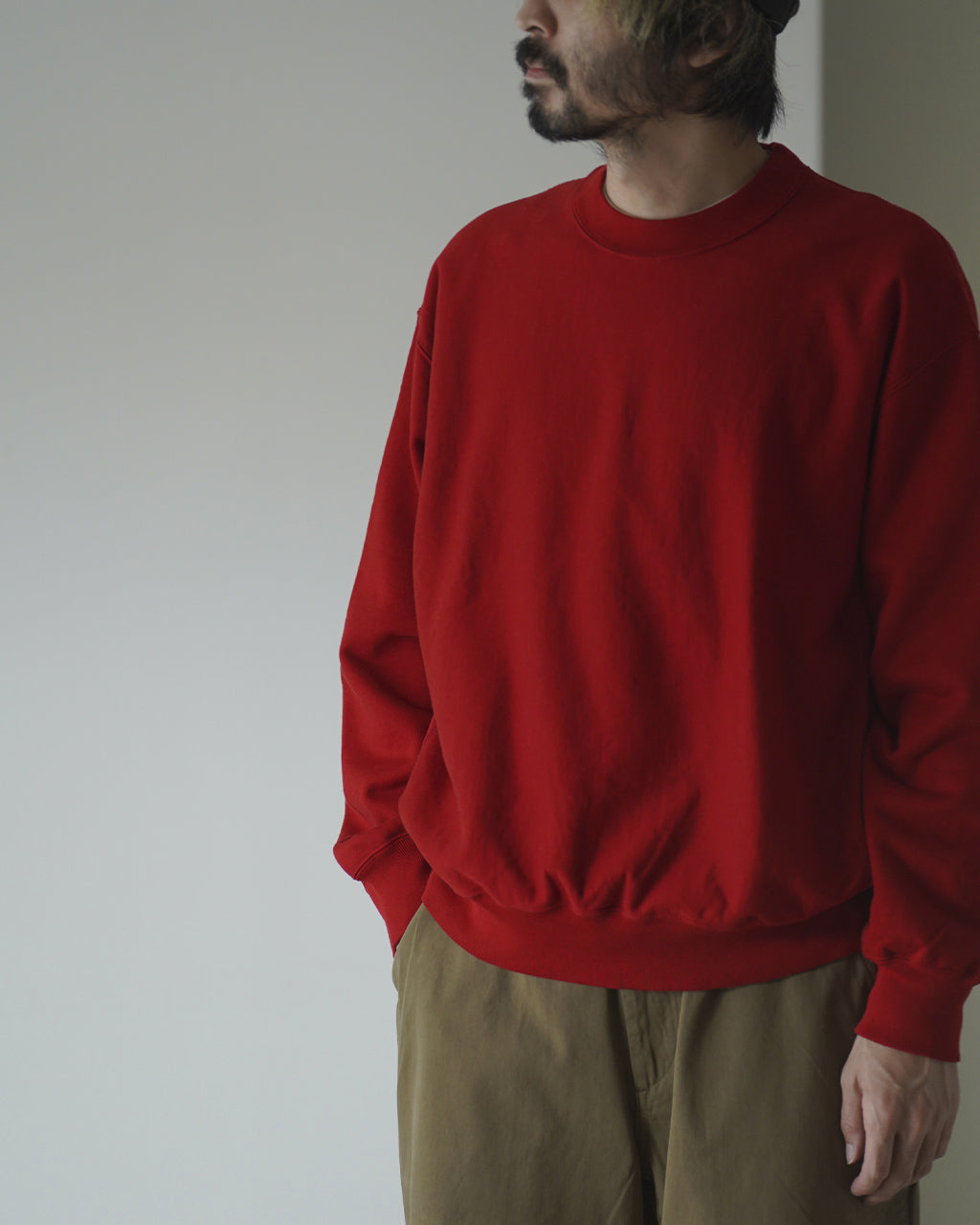 Soft&Hard Sweat Crew-neck P/O Wide bROOTS24F26F26