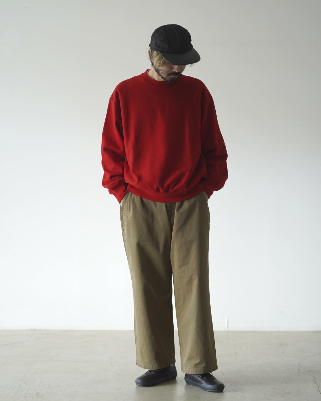 Soft&Hard Sweat Crew-neck P/O Wide bROOTS24F26F26