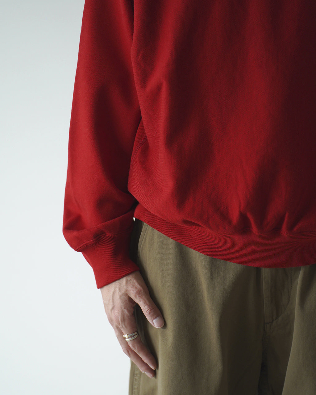Soft&Hard Sweat Crew-neck P/O Wide bROOTS24F26F26