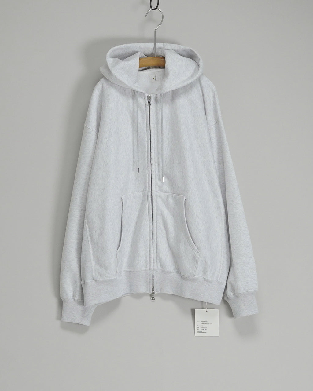 Soft&Hard Sweat Hoodie Zip Wide bROOTS24F28F26