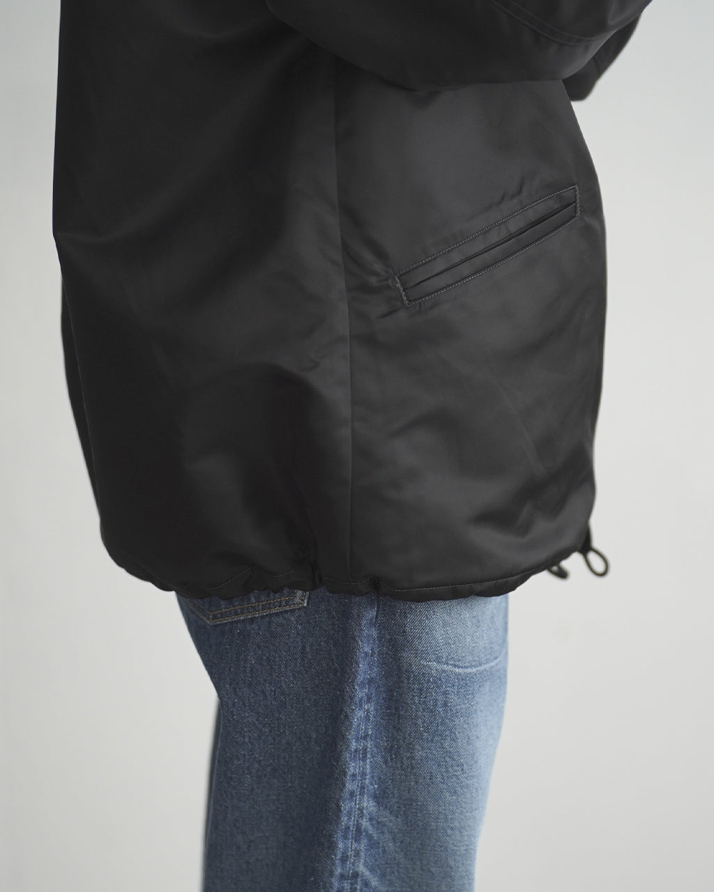 Washed Nylon Coach Jacket FW bROOTS26F10