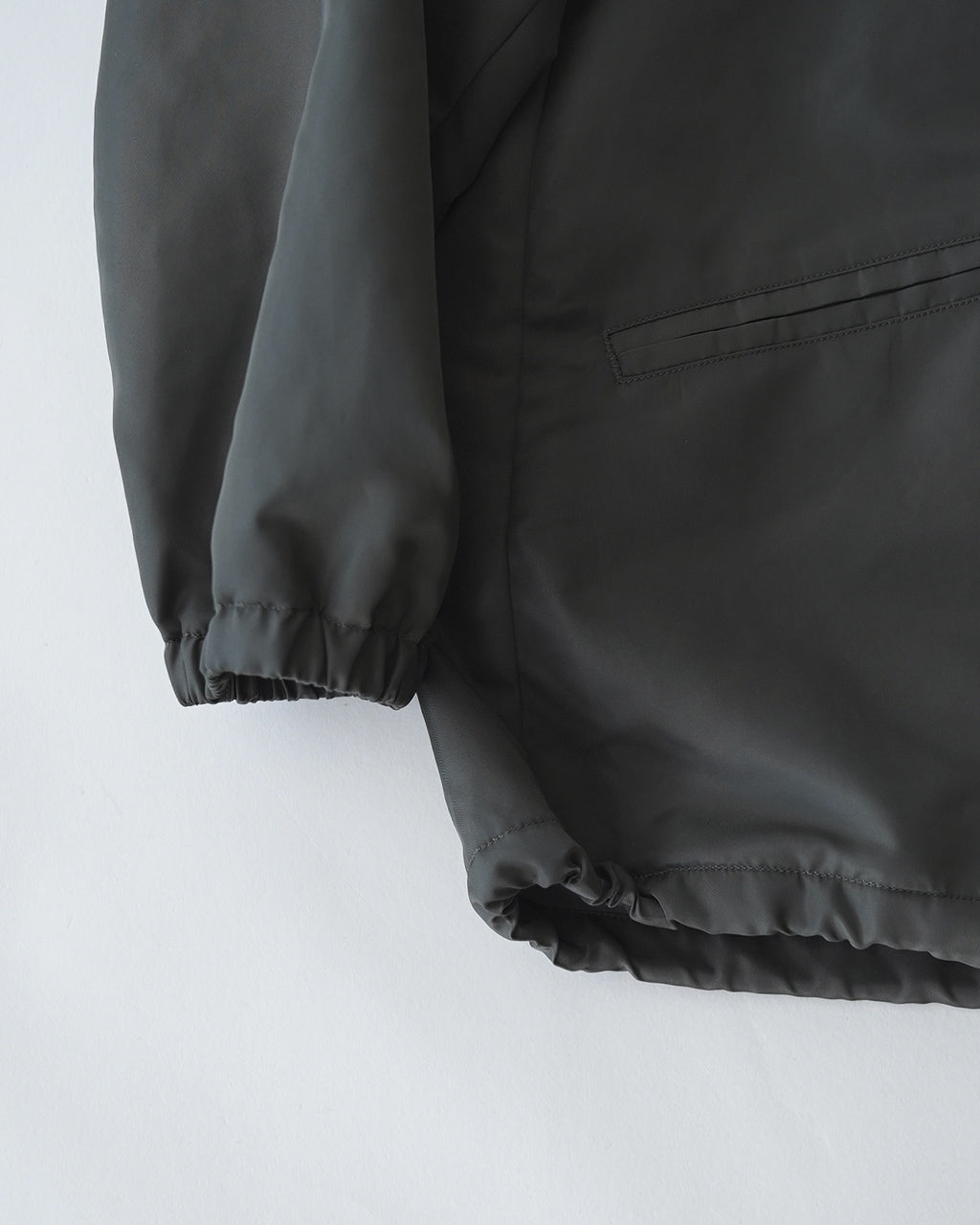 Washed Nylon Coach Jacket FW bROOTS26F10