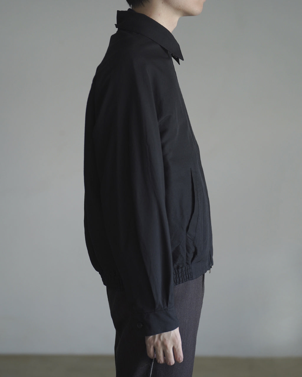 Washed Wool Silk Sports Jacket BHS26F020