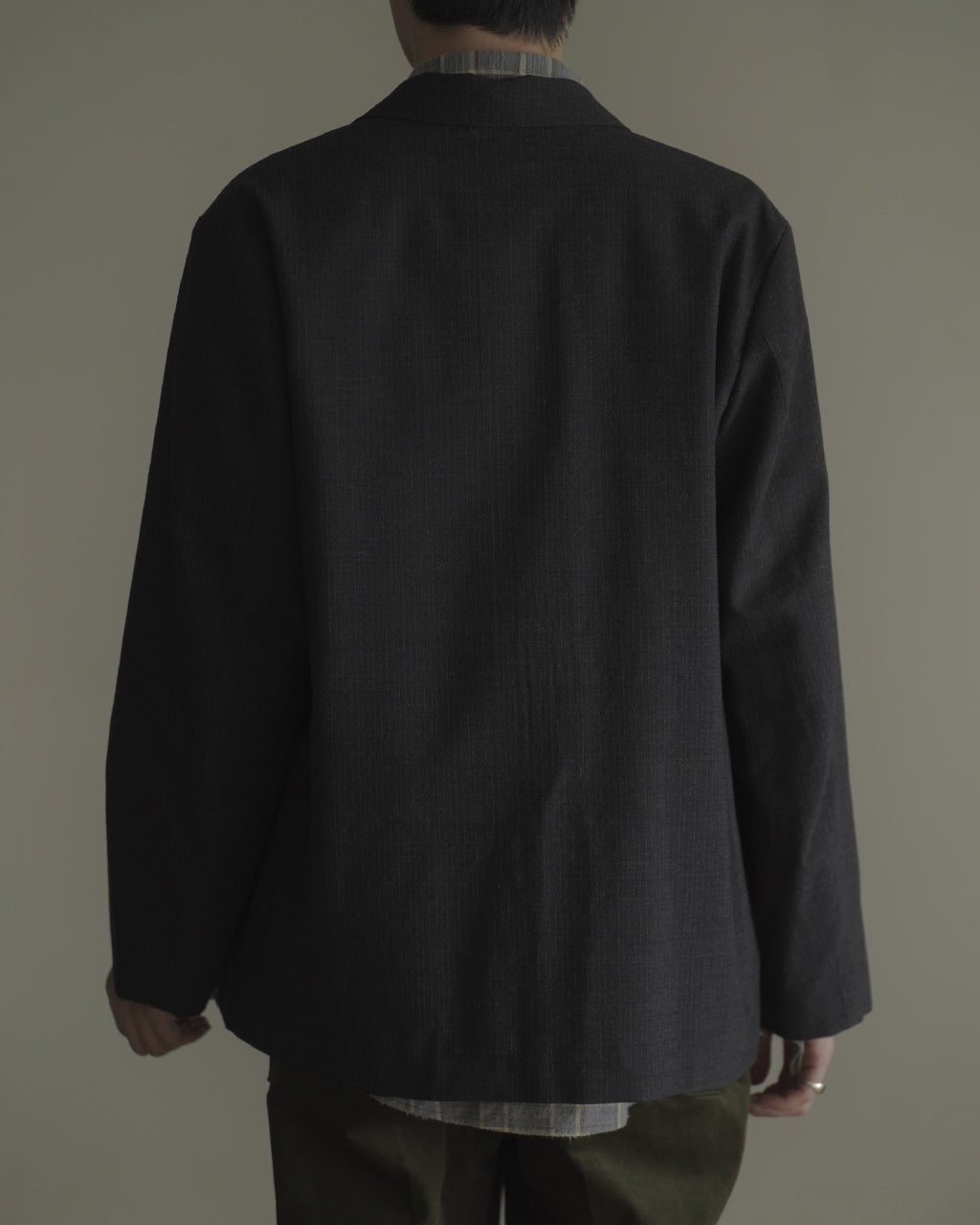 Wool Ramie Mohair Cardigan Jacket BHS26F028