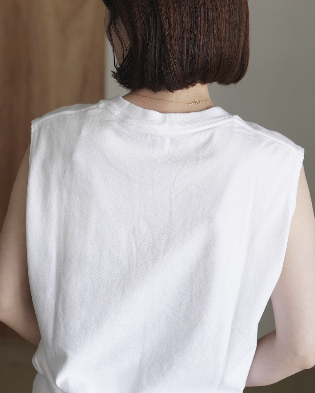 blurhms ROOTSTOCK Classic Hem Rib Sleeveless ノースリーブTシャツ コットン｜Crouka(クローカ)
