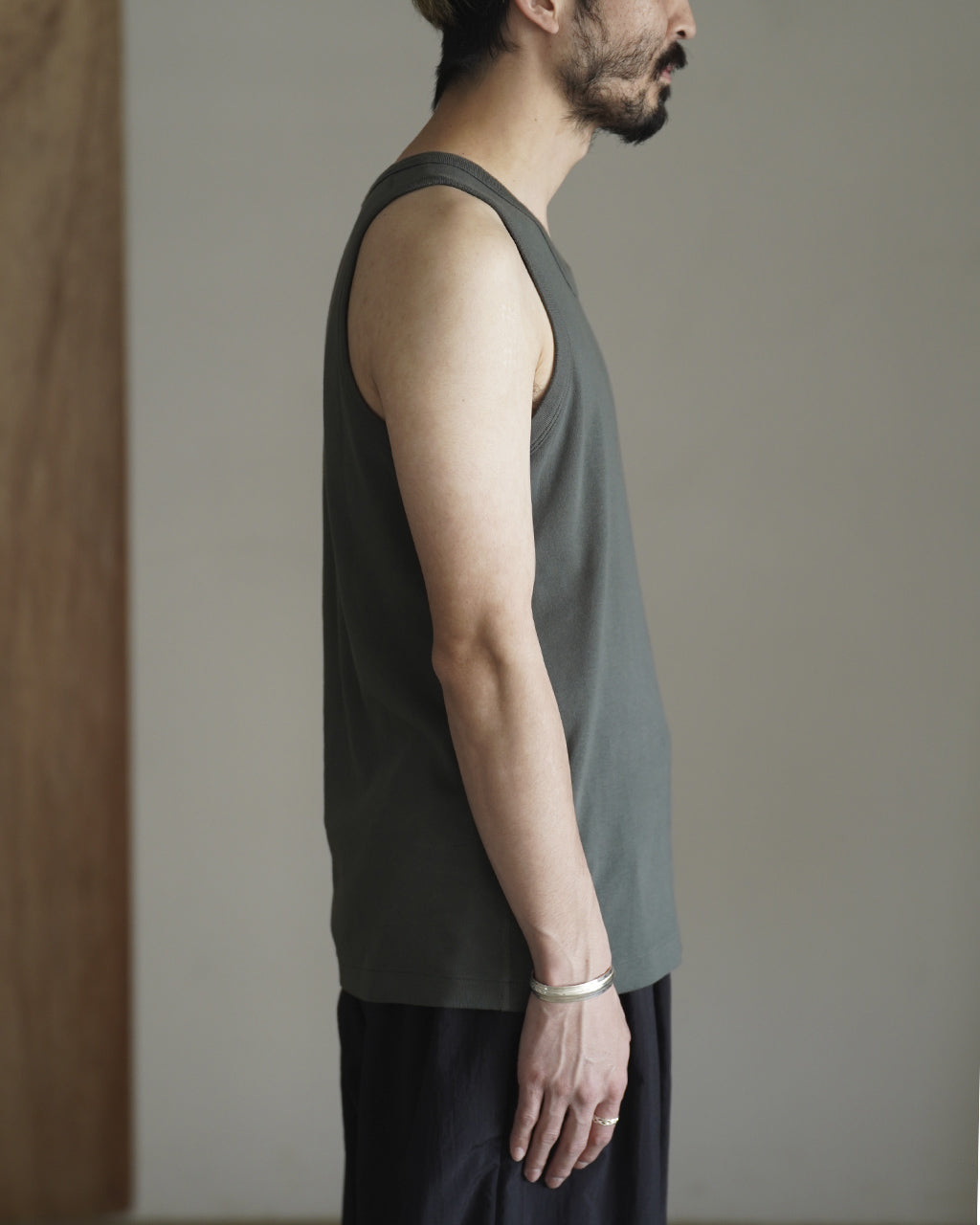 blurhms ROOTSTOCK Classic Rib fit Tank top タンクトップ リブ｜Crouka(クローカ)