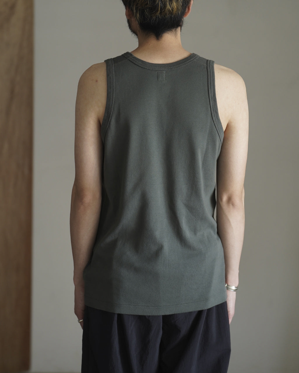 blurhms ROOTSTOCK Classic Rib fit Tank top タンクトップ リブ｜Crouka(クローカ)