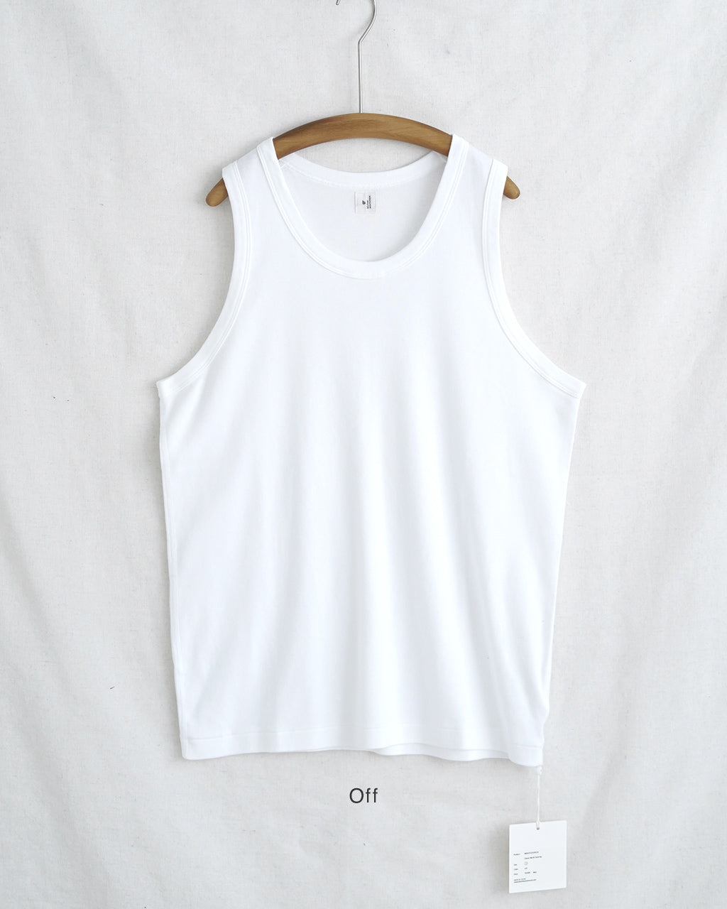 blurhms ROOTSTOCK Classic Rib fit Tank top タンクトップ リブ｜Crouka(クローカ)