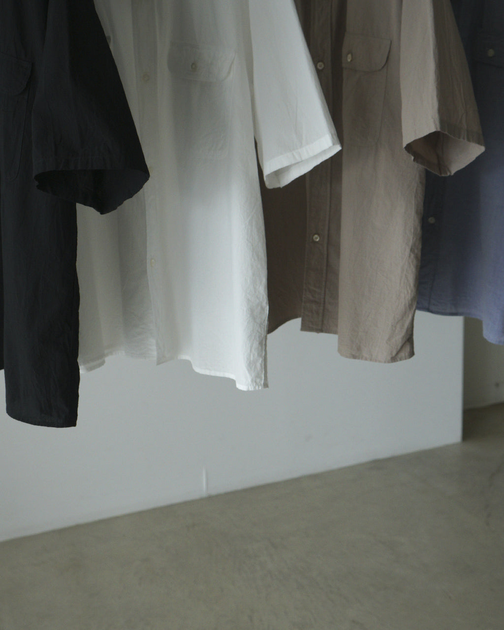 blurhms ROOTSTOCK Hard Twist Chambray Work Shirt S/S シャンブレー 半袖 ワークシャツ｜Crouka(クローカ)