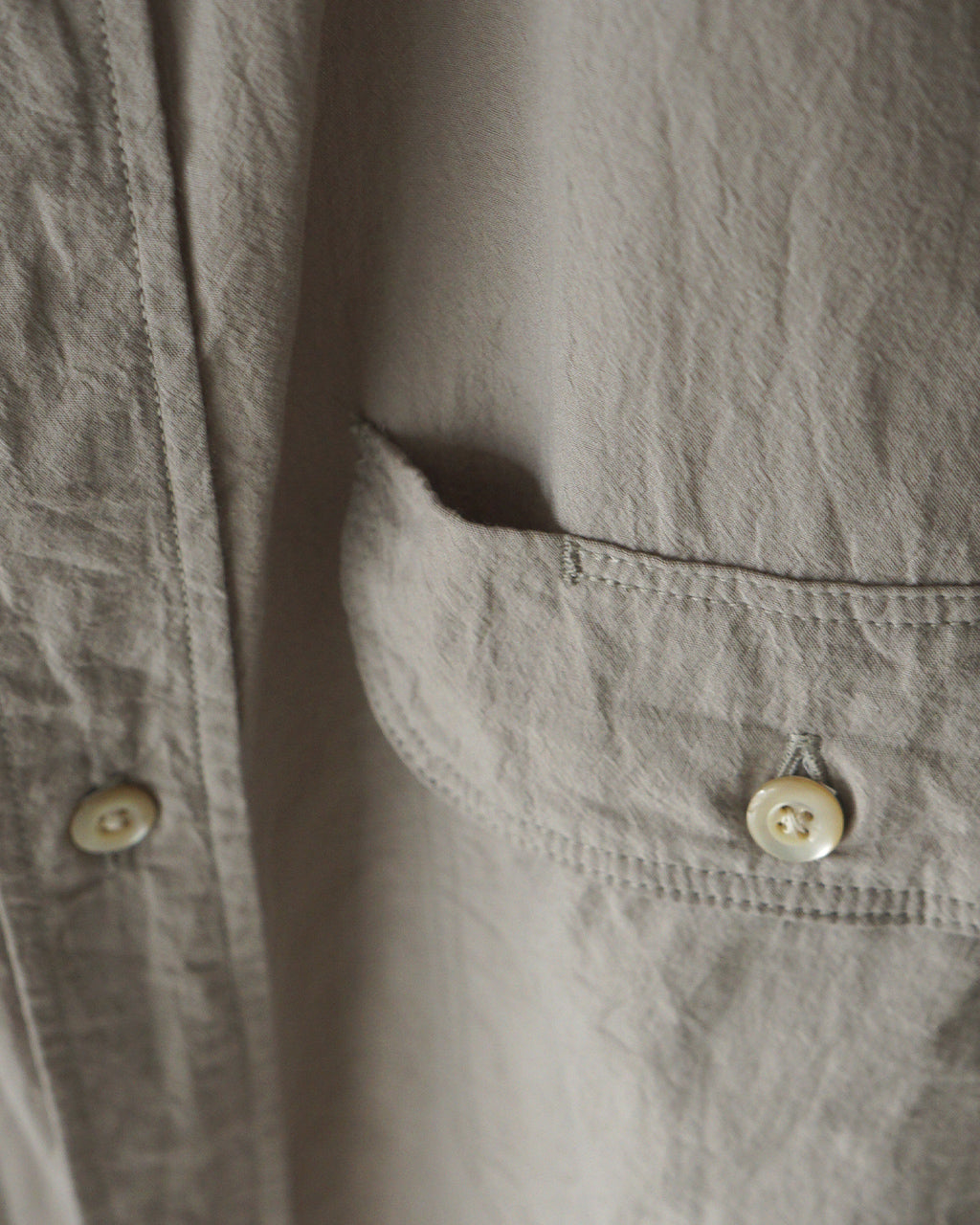 blurhms ROOTSTOCK Hard Twist Chambray Work Shirt S/S シャンブレー 半袖 ワークシャツ｜Crouka(クローカ)
