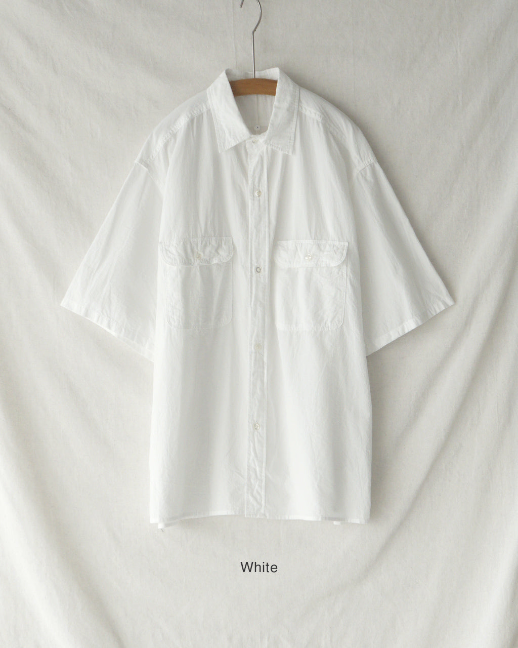 blurhms ROOTSTOCK Hard Twist Chambray Work Shirt S/S シャンブレー 半袖 ワークシャツ｜Crouka(クローカ)