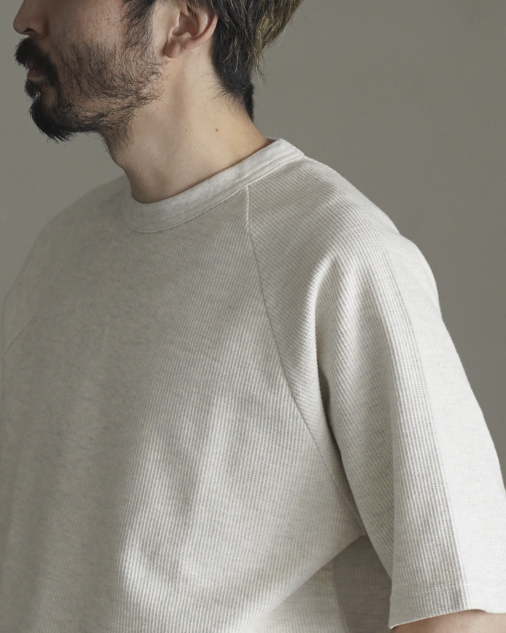 blurhms ROOTSTOCK Rough&Smooth Thermal Raglan Tee Tシャツ サーマル｜Crouka(クローカ)