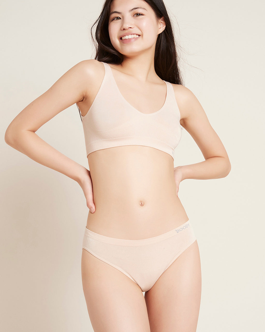 BOODY ブーディ クラシックビキニ ショーツ パンツ Classic Bikini ミッドウエストタイプ 股上やや浅め 快適フィット 通気性 吸湿性 伸縮性 アンダーウェア 下着 抗菌 オーガニックバンブー【クーポン対象外】