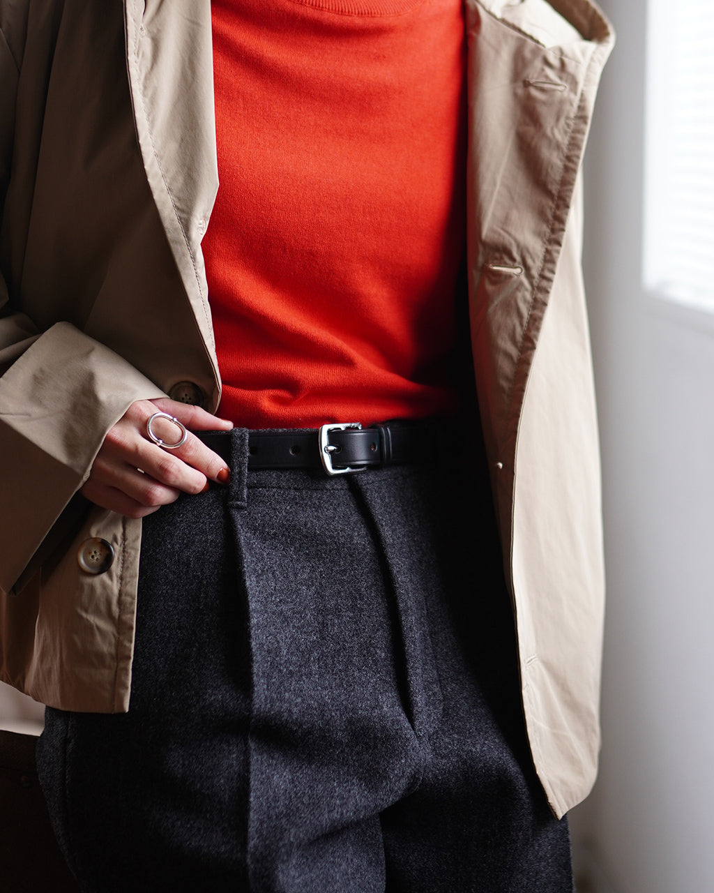 STIRRUP BELT 1in-SILVER