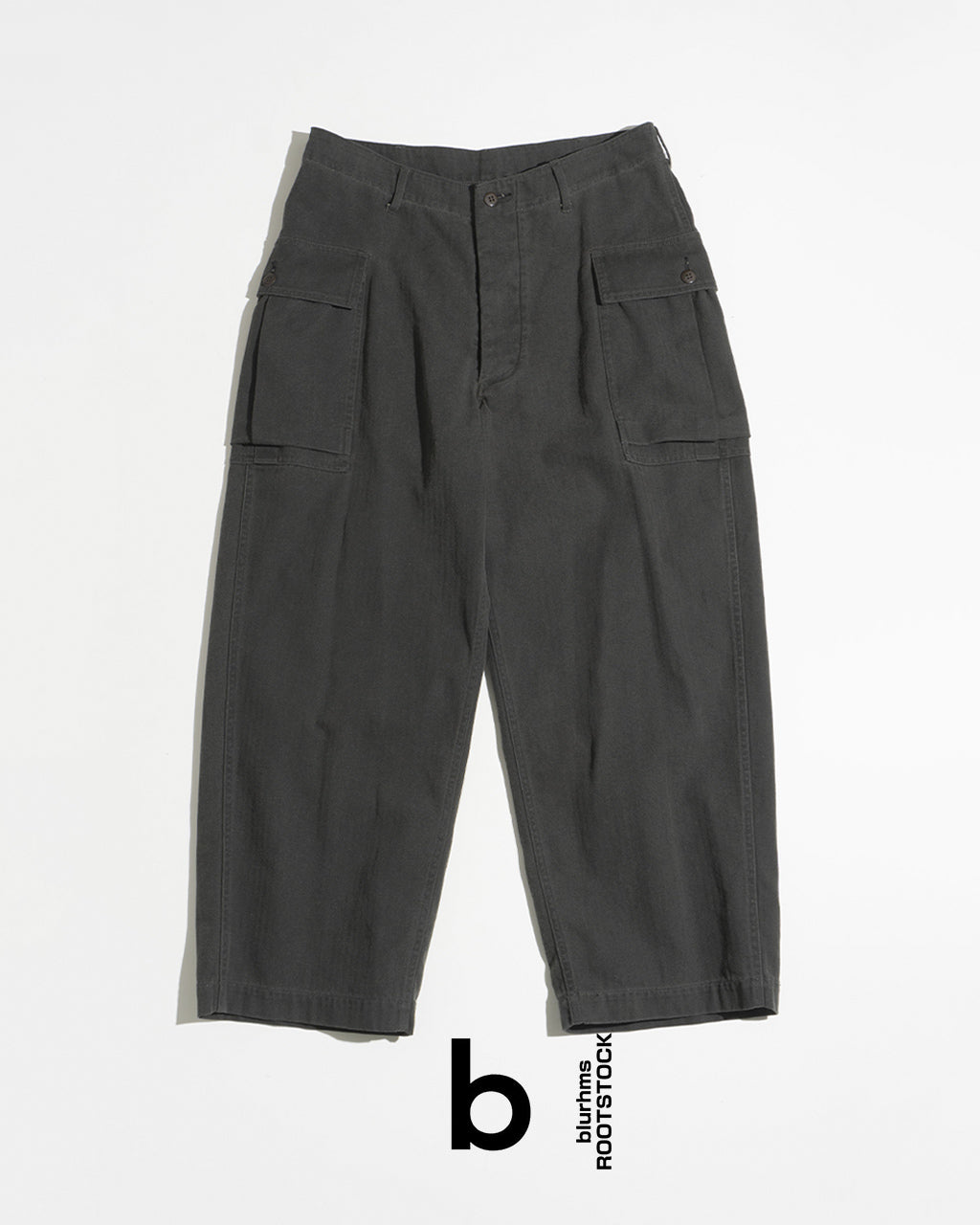 blurhms ROOTSTOCK ブラームスルーツストック コットン ヘリンボーン ツイル 43 パンツ Cotton-HBT 43 Pants bROOTS25S2USD 【送料無料】正規取扱店