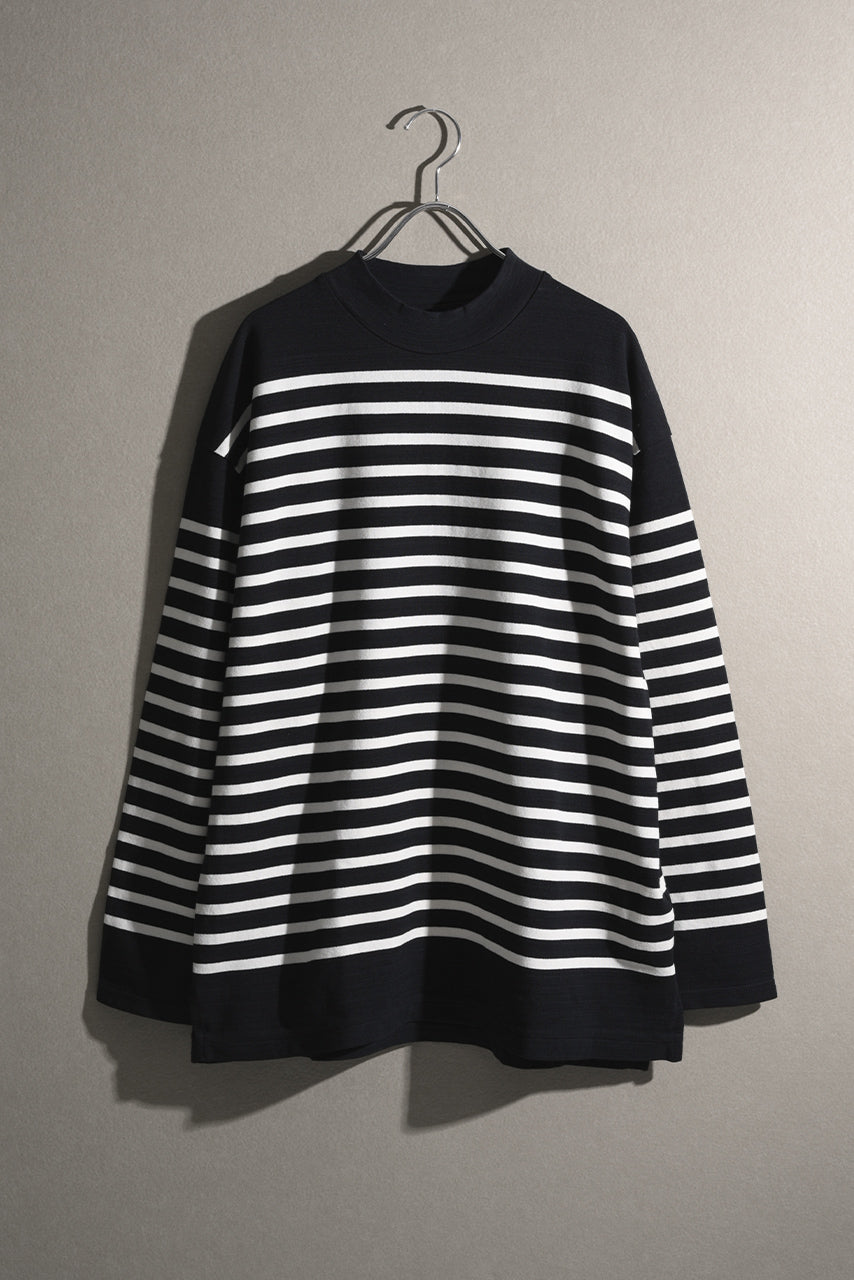 【SALE！60%OFF】blurhms ROOTSTOCK ブラームス ルーツストック ボーダー モックネック Mock-neck bROOTS23F10 正規取扱店