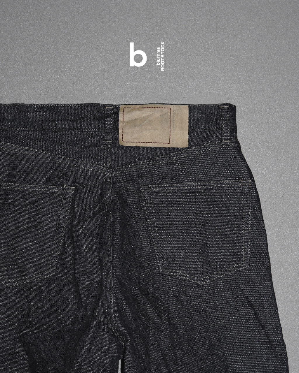 blurhms ROOTSTOCK ブラームス ルーツストック 13.5oz デニム パンツ ナロー サルファーブラック 13.5oz Denim Pants Narrow bROOTS24F10【送料無料】正規取扱店 [★]