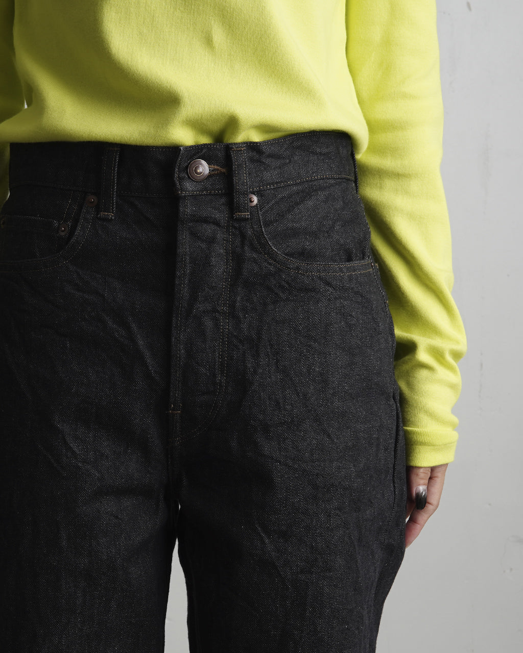 blurhms ROOTSTOCK ブラームス ルーツストック 13.5oz デニム パンツ ナロー サルファーブラック 13.5oz Denim Pants Narrow bROOTS24F10【送料無料】正規取扱店 [★]