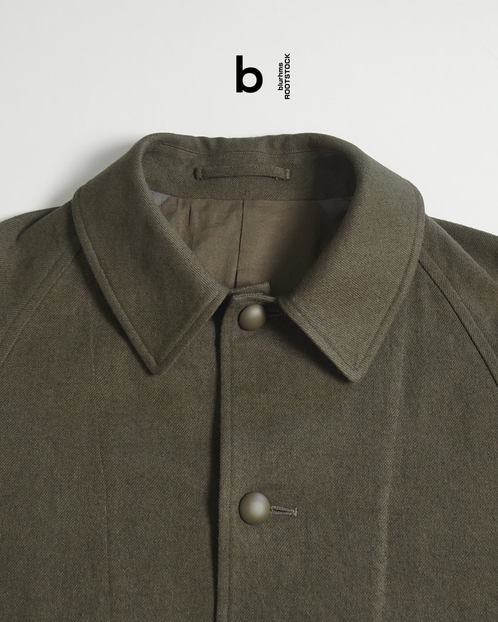 2024FWブラームス ルーツストック　ピーコート blurhms ROOTSTOCK/ブラームス ルーツストック】Wool Melton 10B