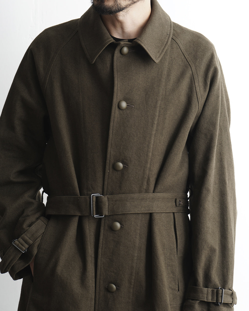 blurhms ROOTSTOCK ブラームス ルーツストック リネンコットン ヘビー ツイル 35 コート Linen-Co Heavy Twill 35 Coat bROOTS24F1  【送料無料】 正規取扱店 [★]