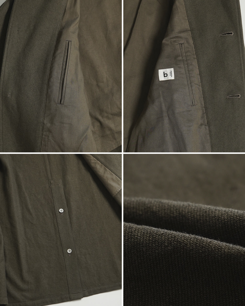 blurhms ROOTSTOCK ブラームス ルーツストック リネンコットン ヘビー ツイル 35 コート Linen-Co Heavy Twill 35 Coat bROOTS24F1  【送料無料】 正規取扱店 [★]