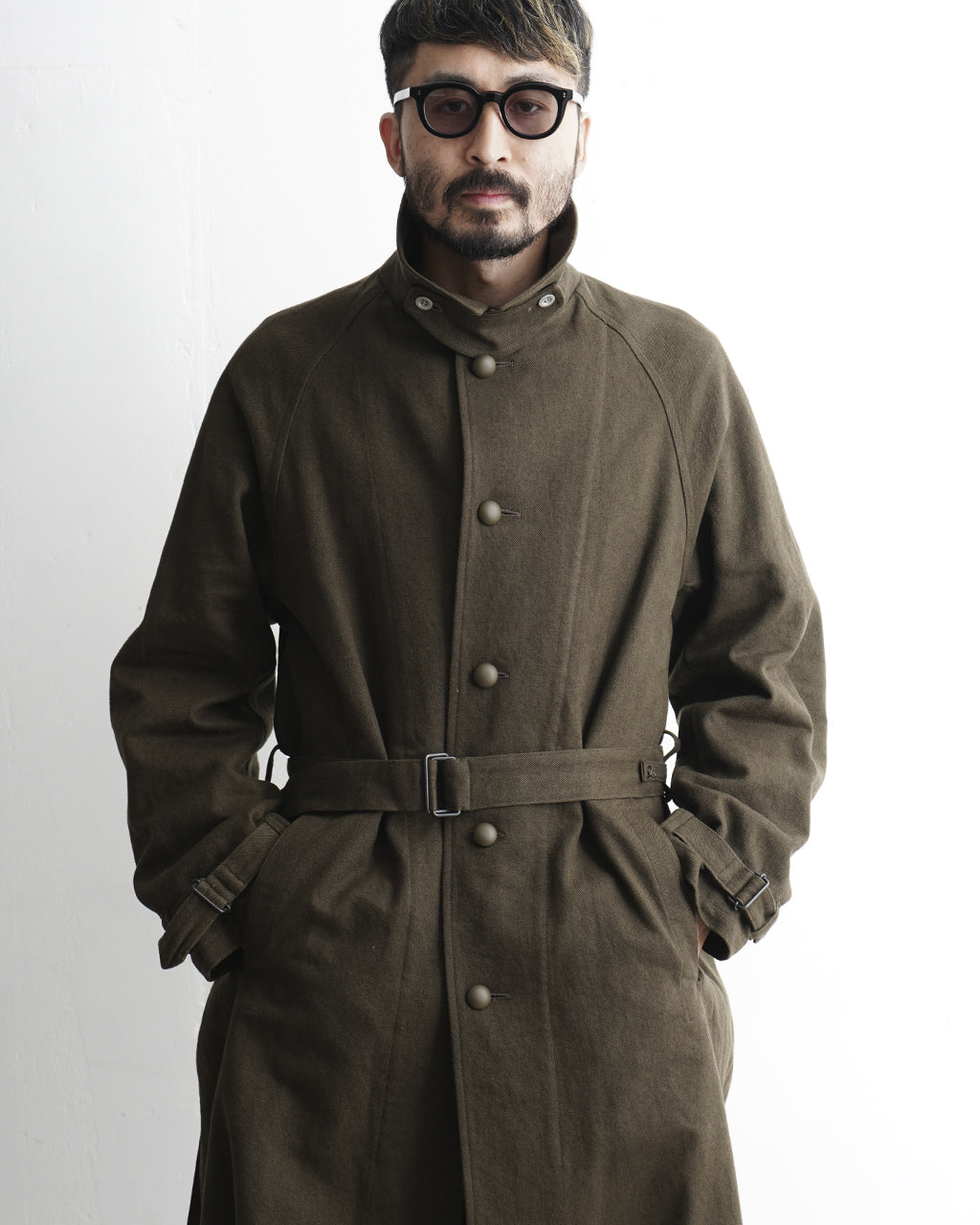 blurhms ROOTSTOCK ブラームス ルーツストック リネンコットン ヘビー ツイル 35 コート Linen-Co Heavy Twill 35 Coat bROOTS24F1  【送料無料】 正規取扱店 [★]