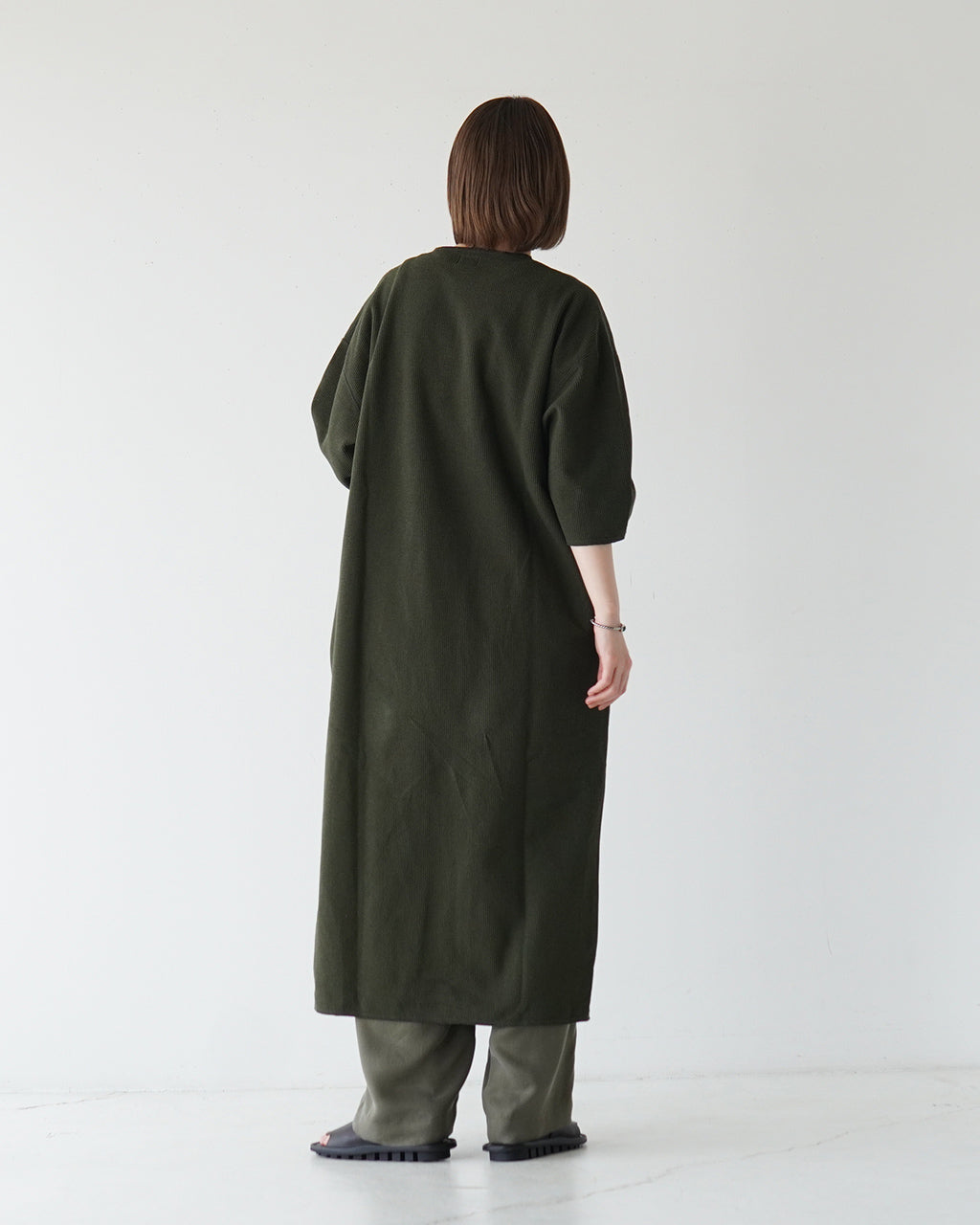 【30%OFF】blurhms ROOTSTOCK ブラームス ルーツストック ラフ&スムース サーマル オーバーネック ドレス Rough&Smooth Thermal Over-neck Dress bROOTS24S2W 【送料無料】