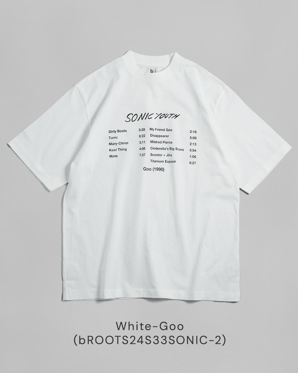 blurhms ROOTSTOCK ブラームス ルーツストックプリント Tシャツ Goo Print Tee  STANDARD【送料無料】正規取扱店【お一人様、1点ずつまで】