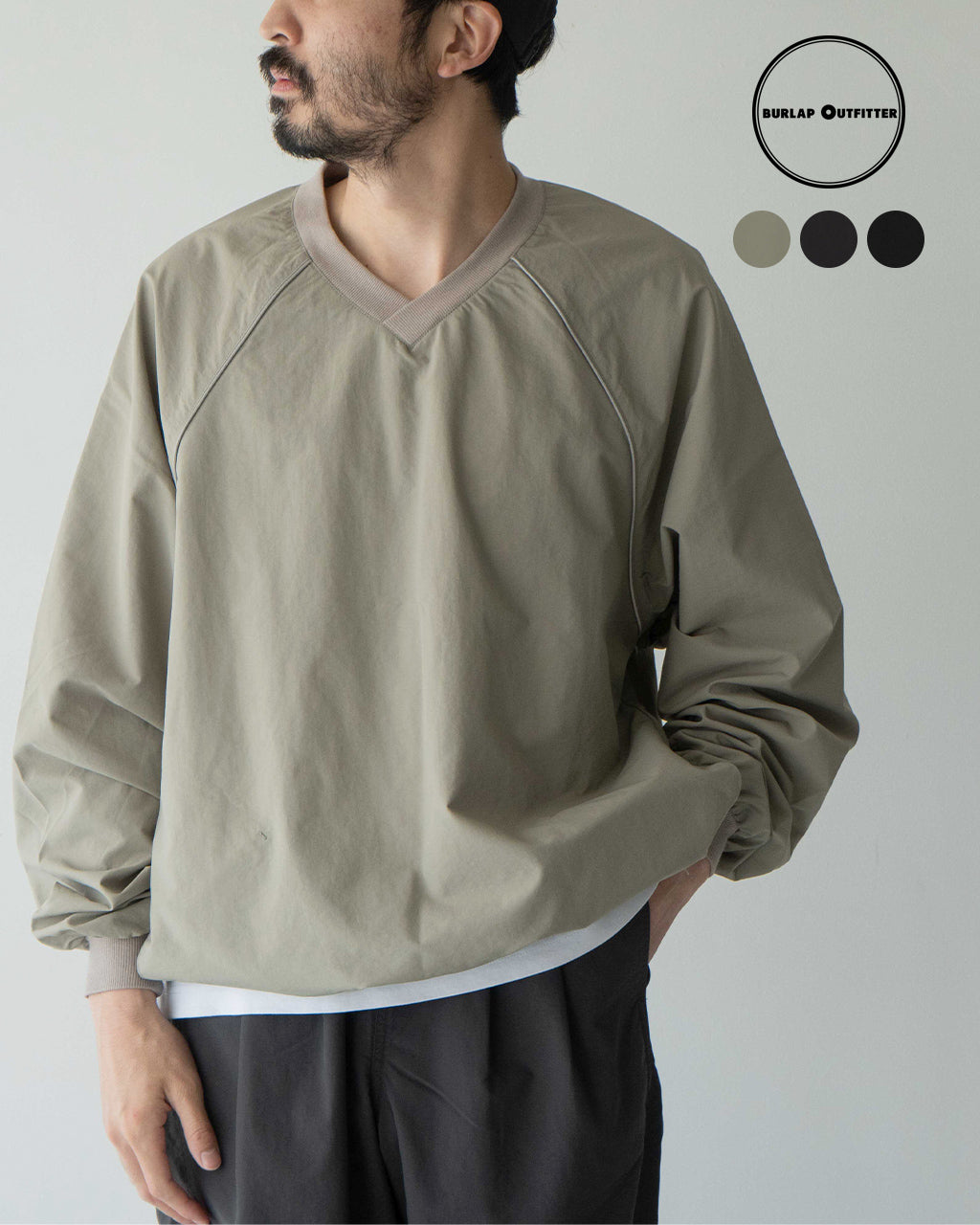 ＼早得24時間限定ポイント10倍／BURLAP OUTFITTER バーラップアウトフィッター リフレックス プルオーバー REFLEX PULLOVER トップス ナイロンスウェット 30093【送料無料】