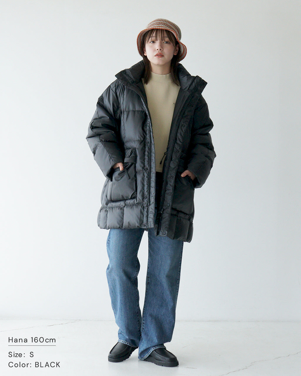 【SALE！20%OFF】Cape HEIGHTS ケープハイツ ダウンコート レディース Burlington ミドル丈 Aライン オーバーサイズ CHW24W0502【送料無料】