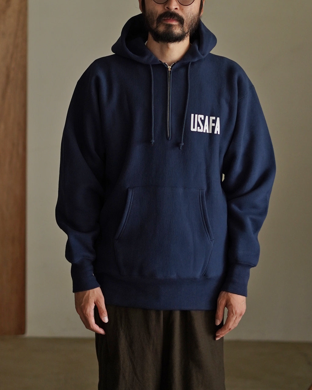 REVERSE WEAVE(R) HALF ZIP HOODED SWEATSHIRT C3-A119